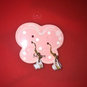 Mini teacup Earrings